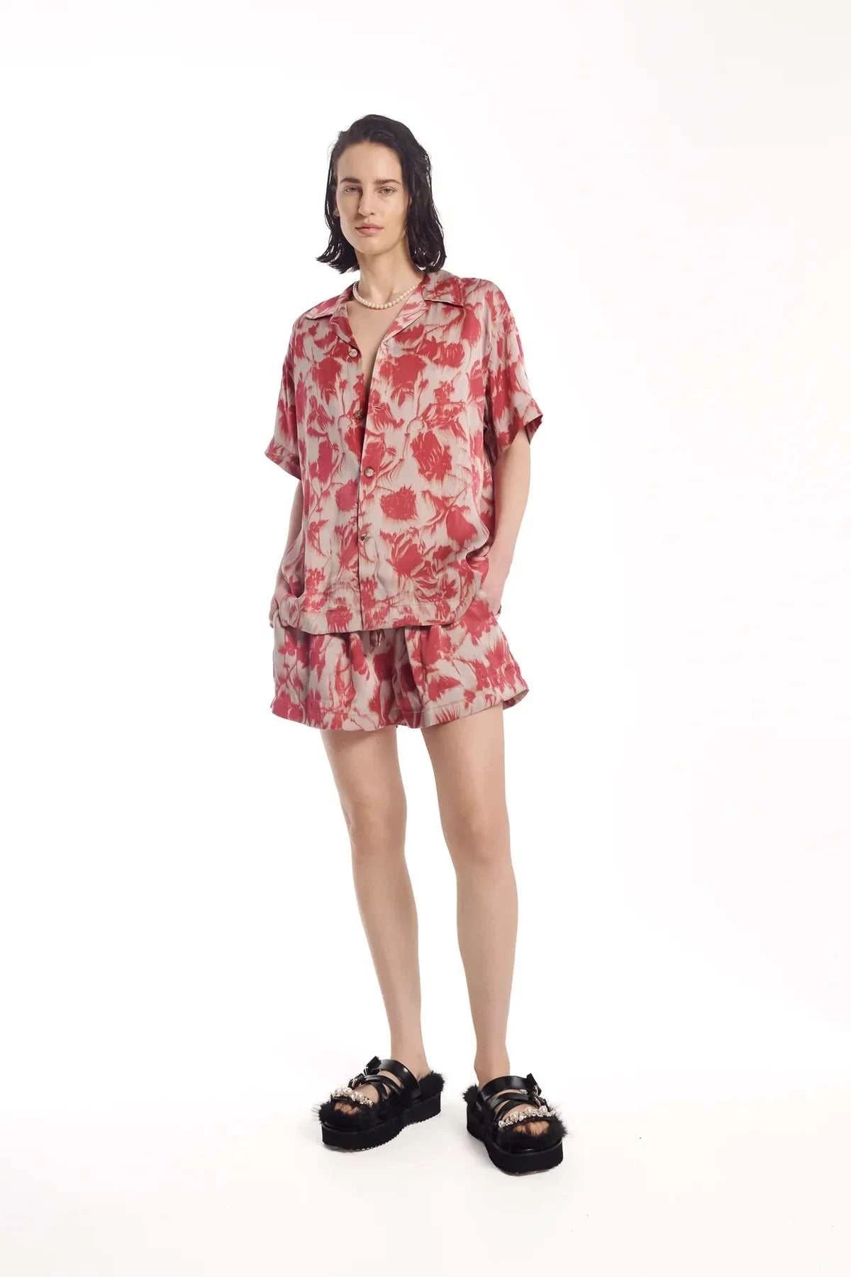 The Tales Italian Rose Camp Shirt