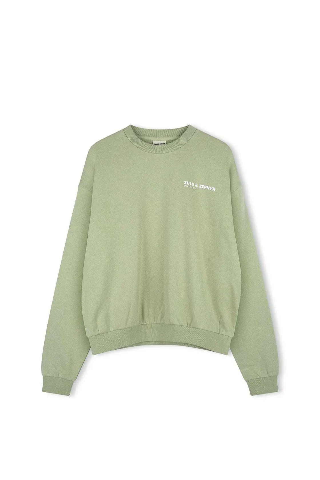 Zulu and Zephyr Fleece Sport Sweat Shirt Eucalyptus