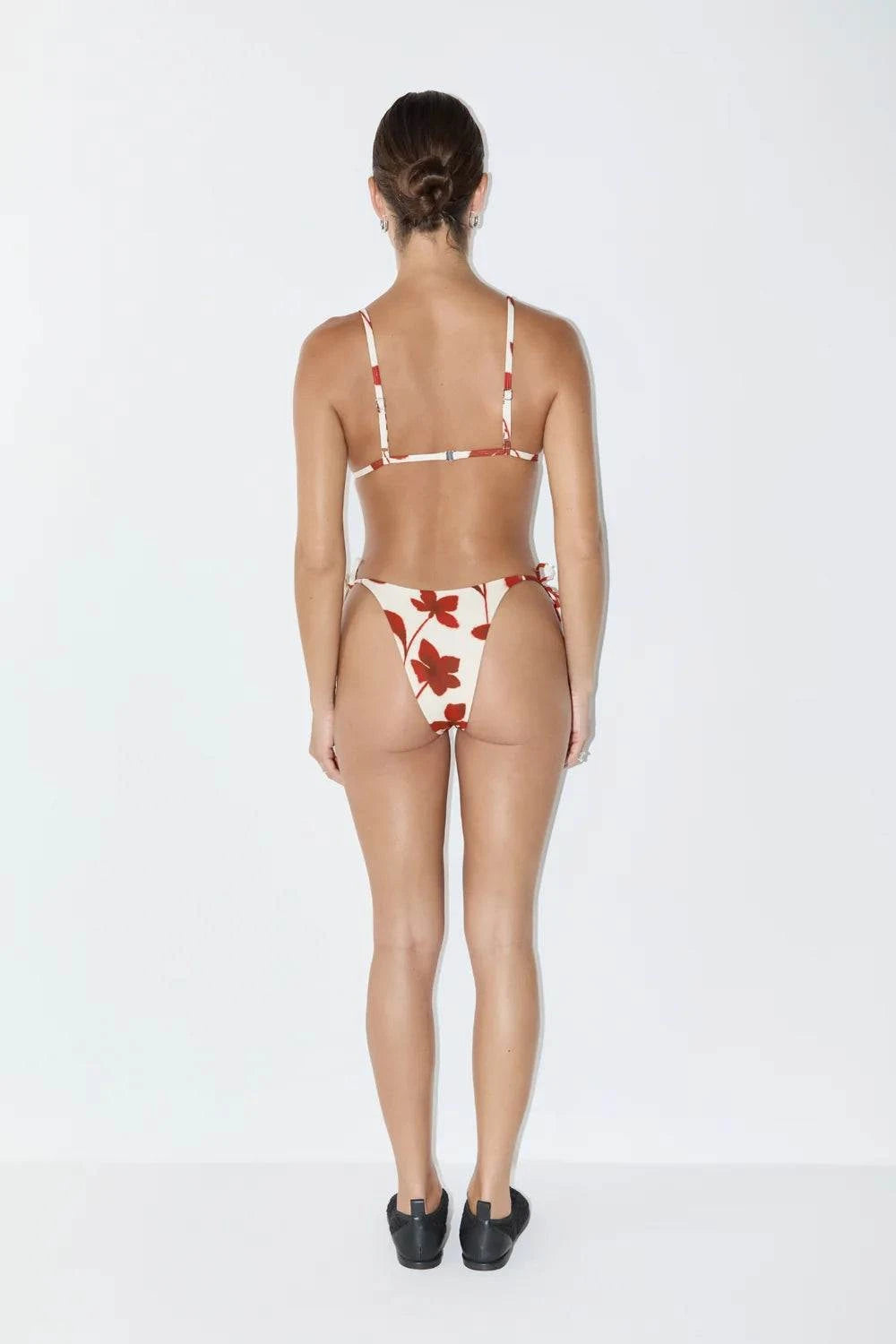 Zulu and Zephyr Tie Brief Ruby Floral