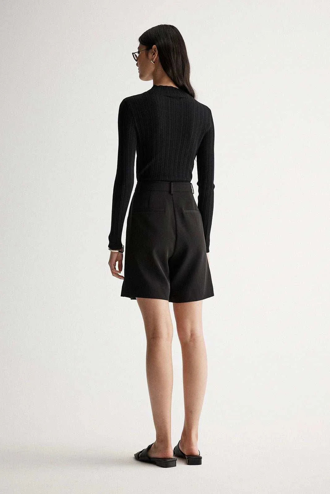 Elka Collective Luella Knit Top Black