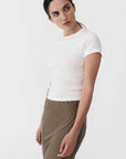 St. Agni Organic Cotton Baby Tee White