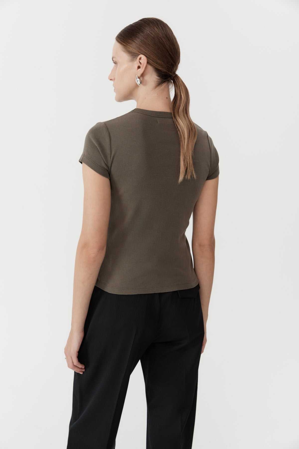 Agni Organic Cotton Baby Tee Kelp