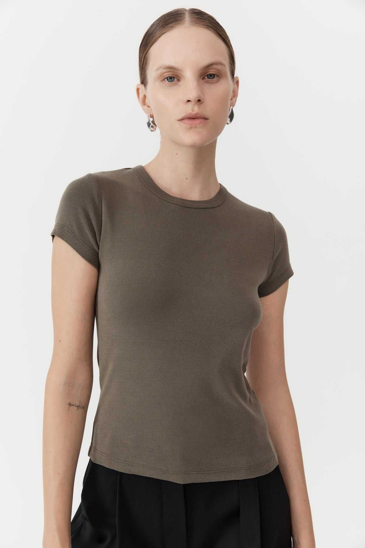 Agni Organic Cotton Baby Tee Kelp