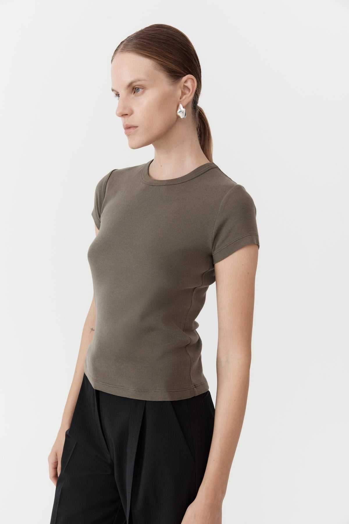 Agni Organic Cotton Baby Tee Kelp