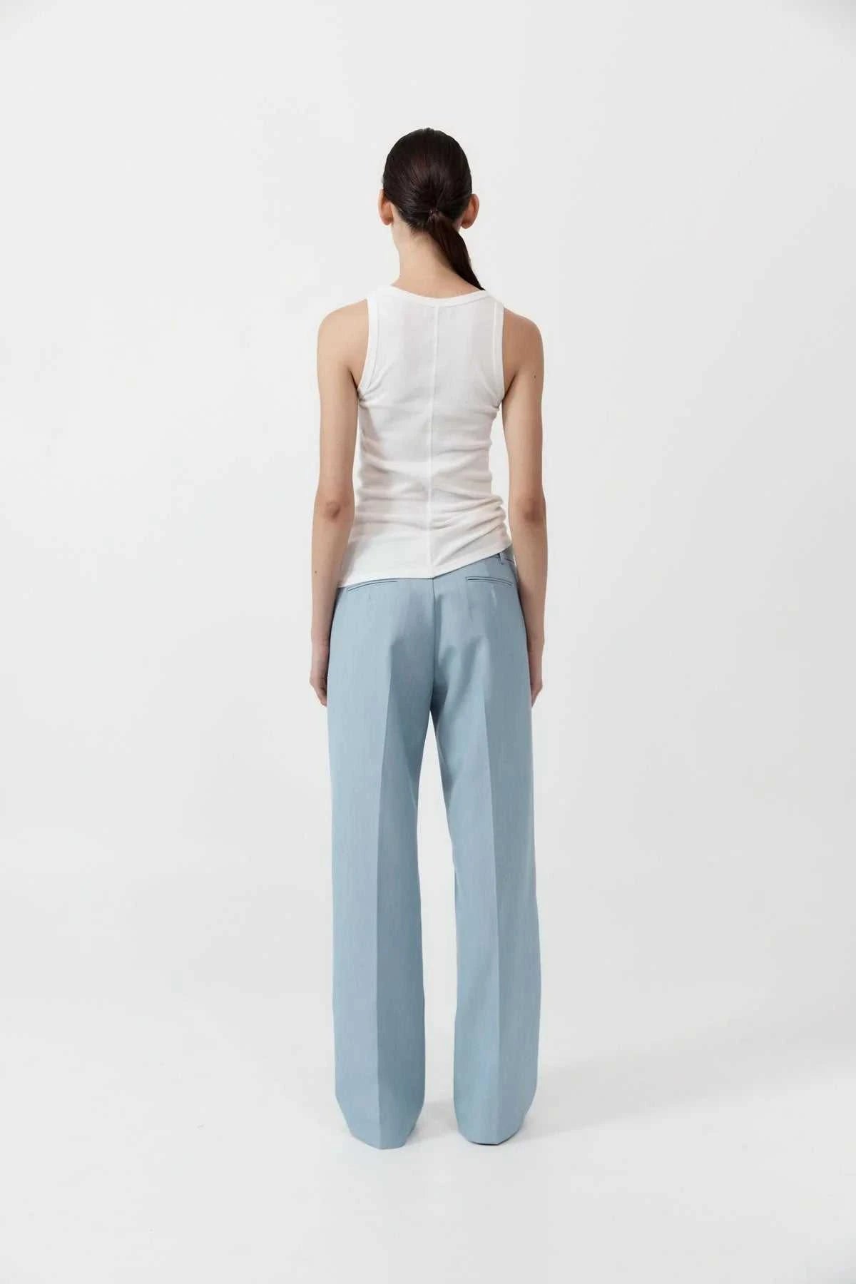 St Agni Organic Cotton Singlet White