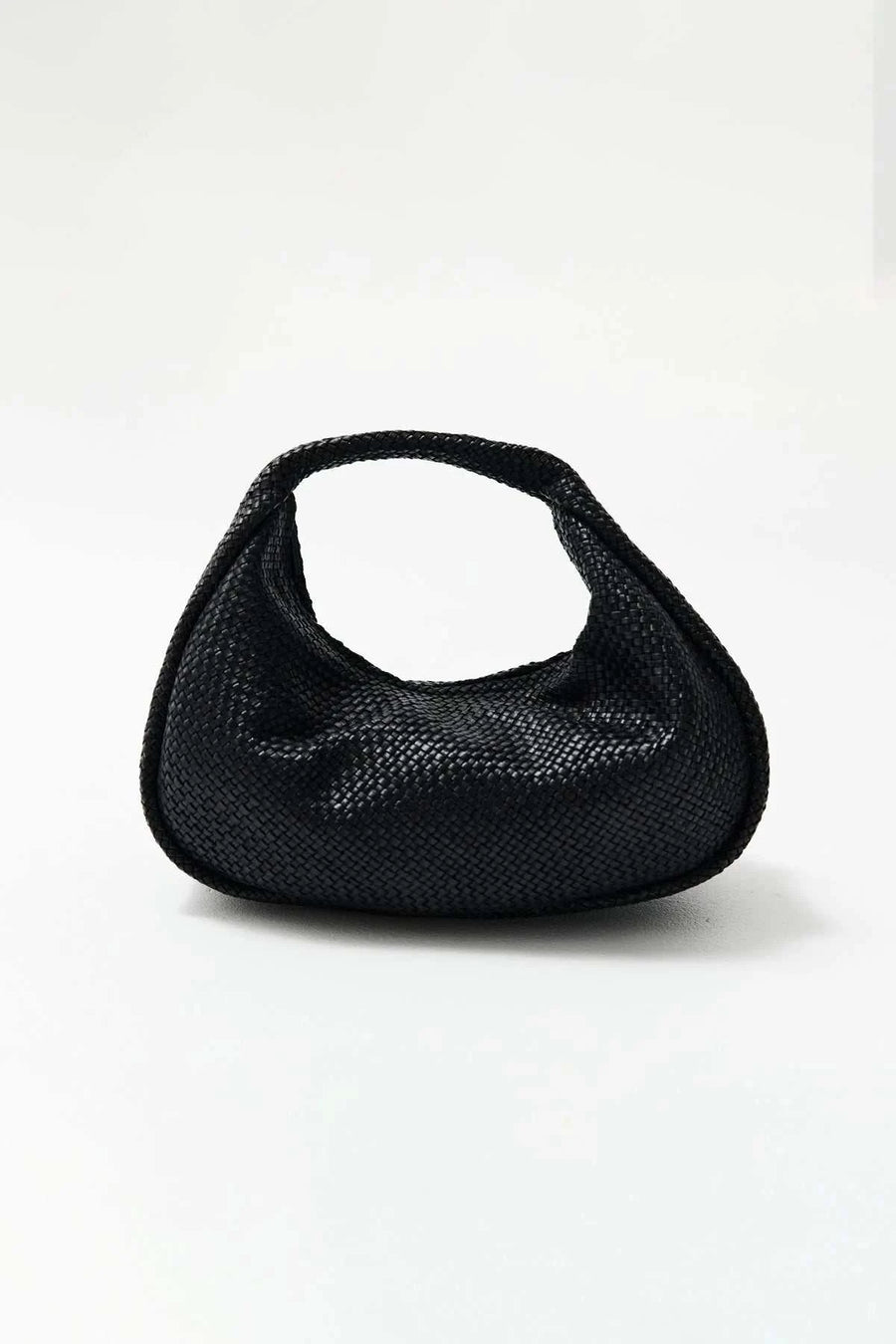 St Agni Woven Bon Bon Bag Black