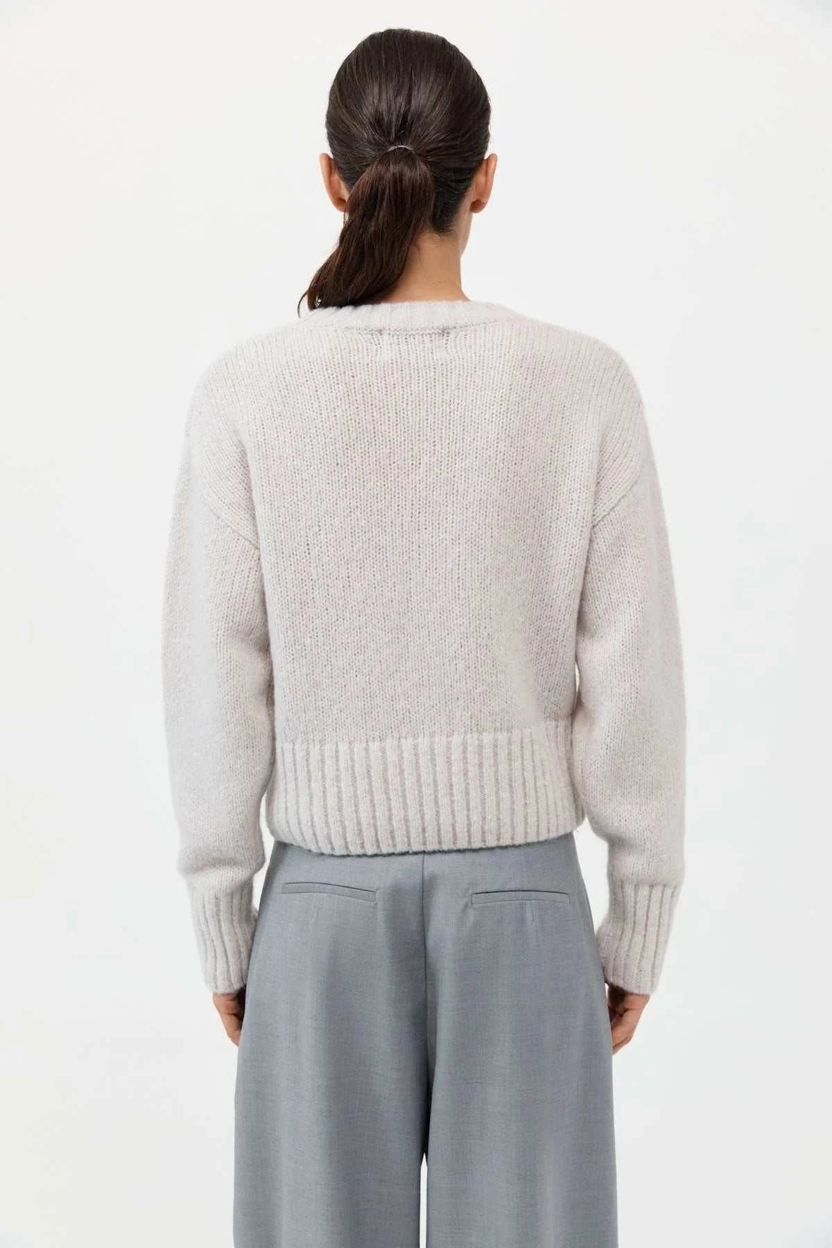 St Agni Wool Cashmere Blend Sweater Mist