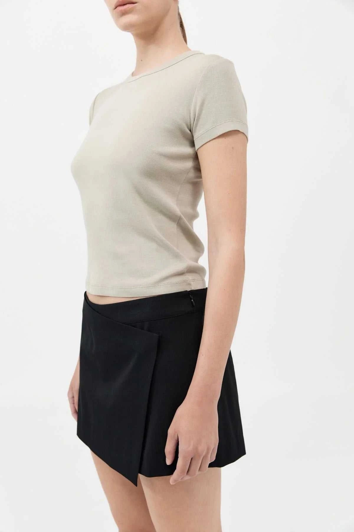 St Agni Organic Cotton Baby Tee Moss Grey