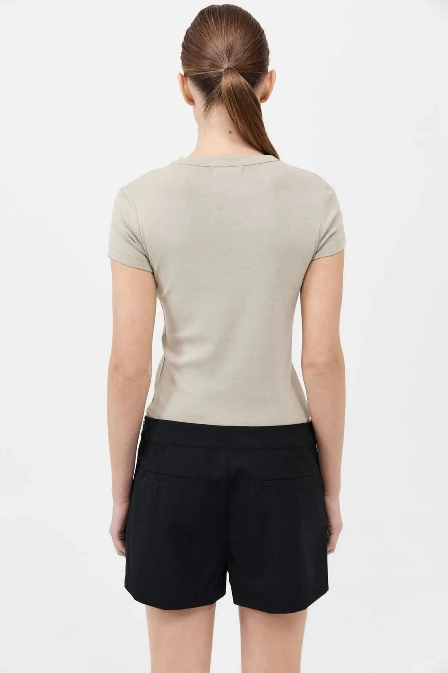 St Agni Organic Cotton Baby Tee Moss Grey
