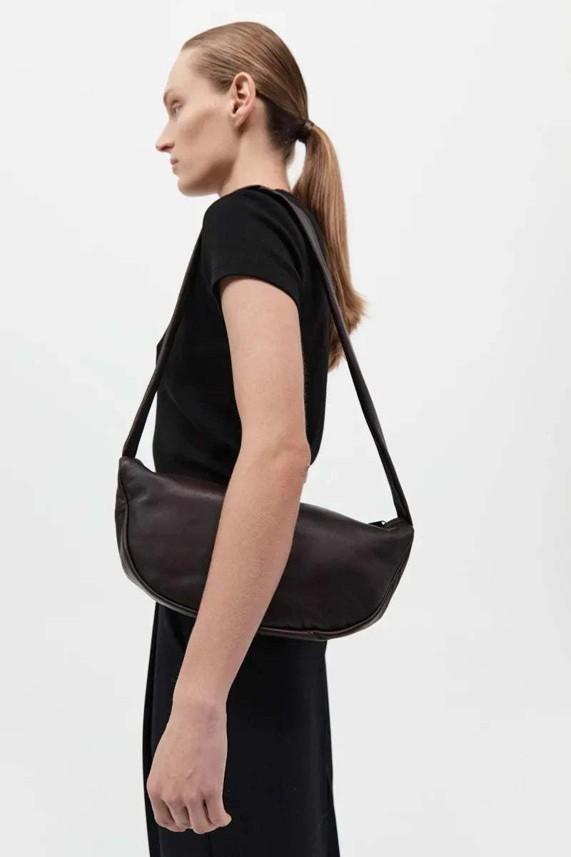 St Agni Soft Crescent Bag Port