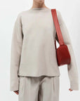 St Agni Soft Crescent Bag Rosso