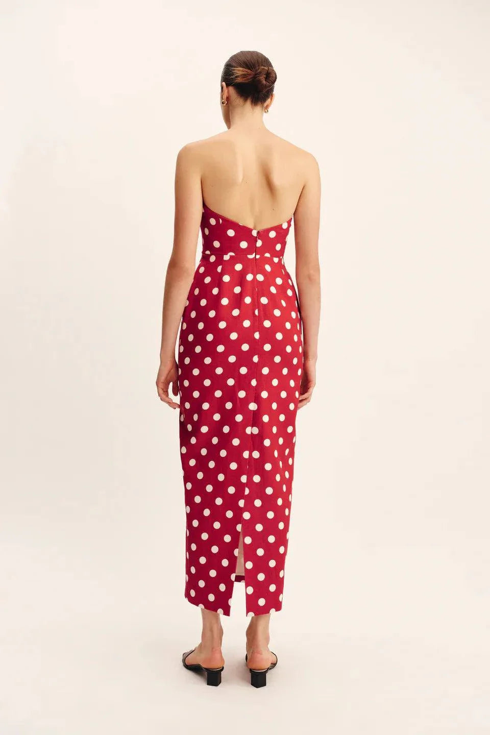 Posse Romeo Strapless Dress Polka Dot