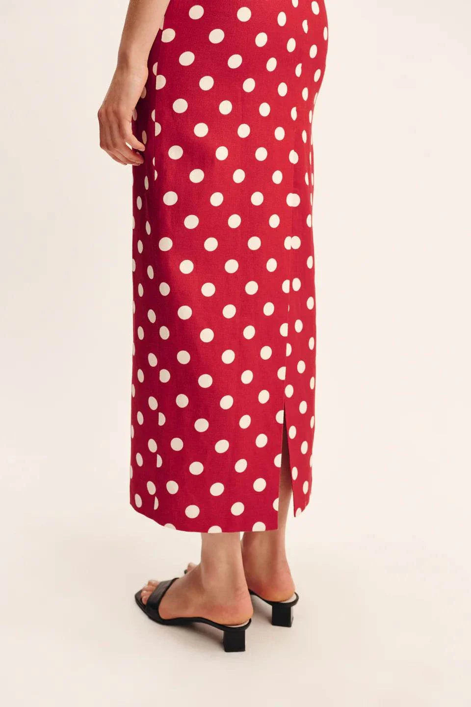 Posse Romeo Strapless Dress Polka Dot