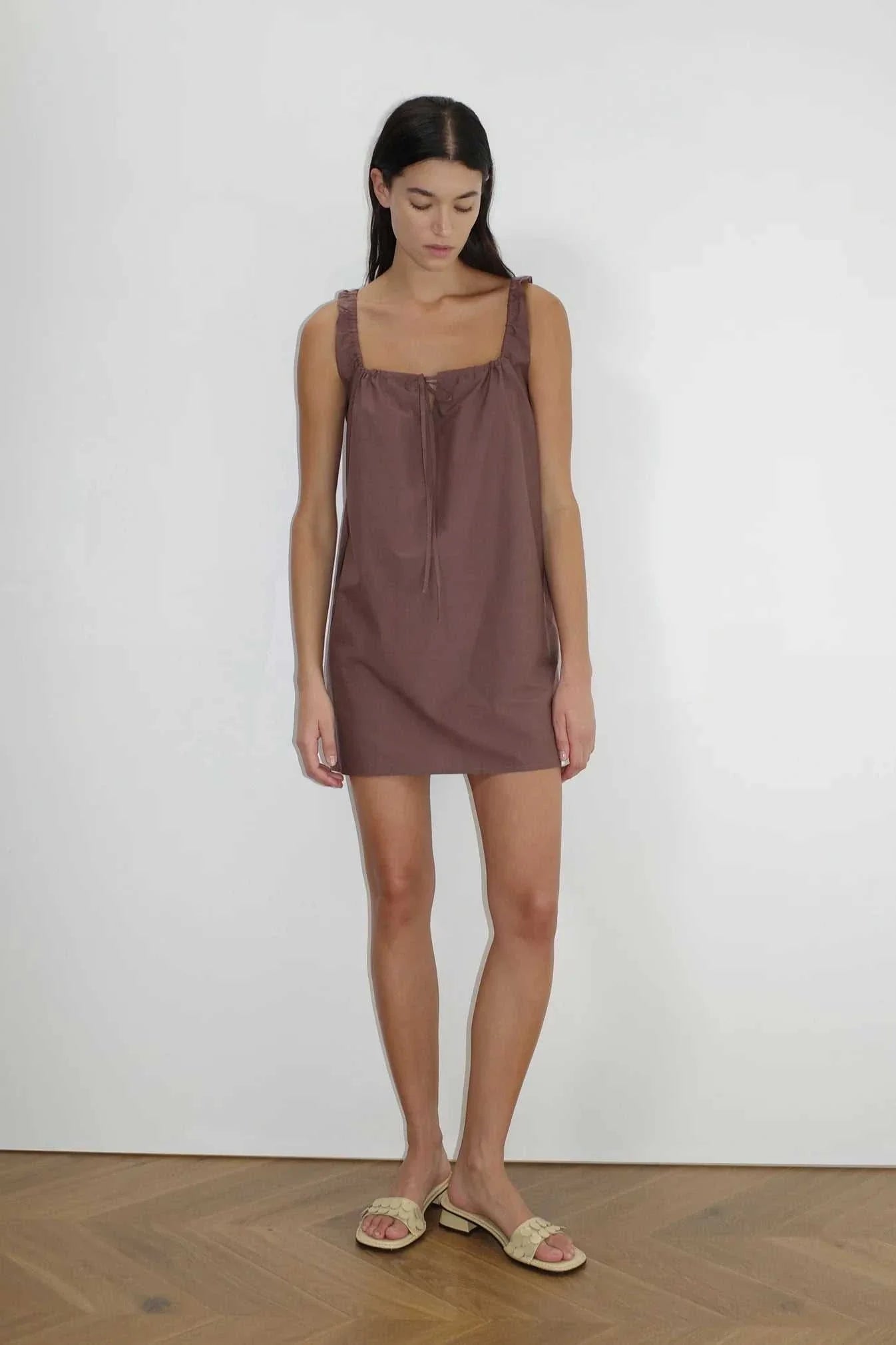 Deiji Studios Bow Dress Toast