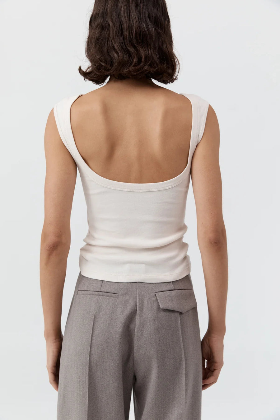 St Agni Organic Cotton Ballerina Top Shell Pink