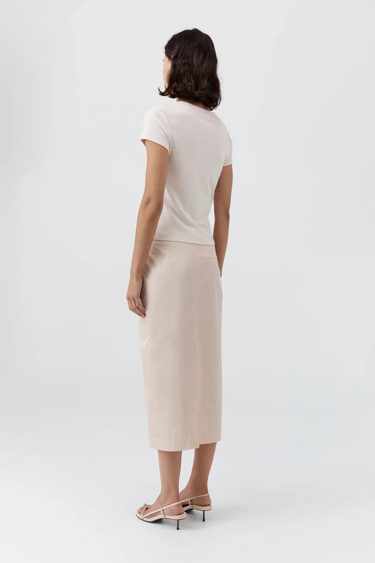 St Agni Organic Cotton Baby Tee Shell Pink