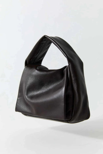 St Agni Petit Soft Satchel Coffee