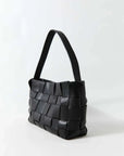 St Agni Woven Mini Tote Black