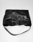 St Agni Woven Large Tote Black