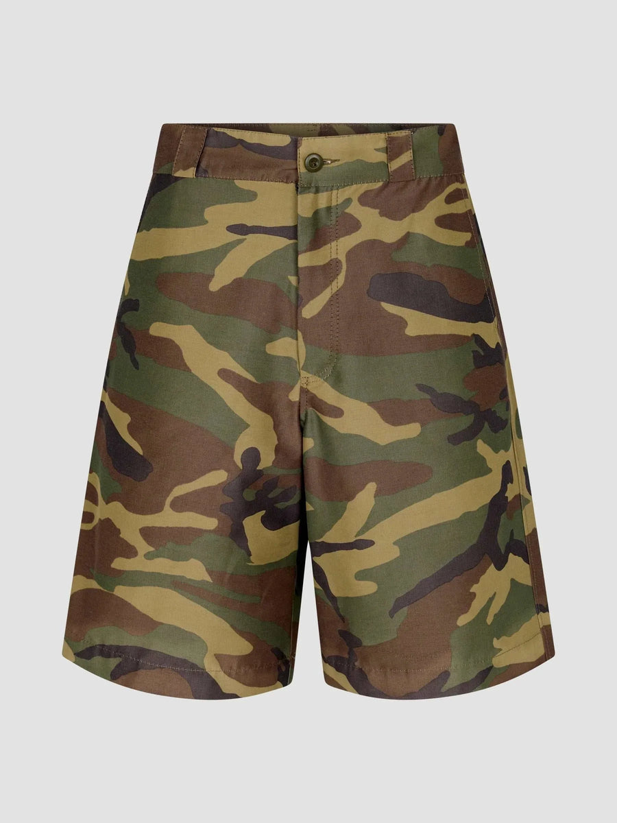 Bassike Camo Print Short