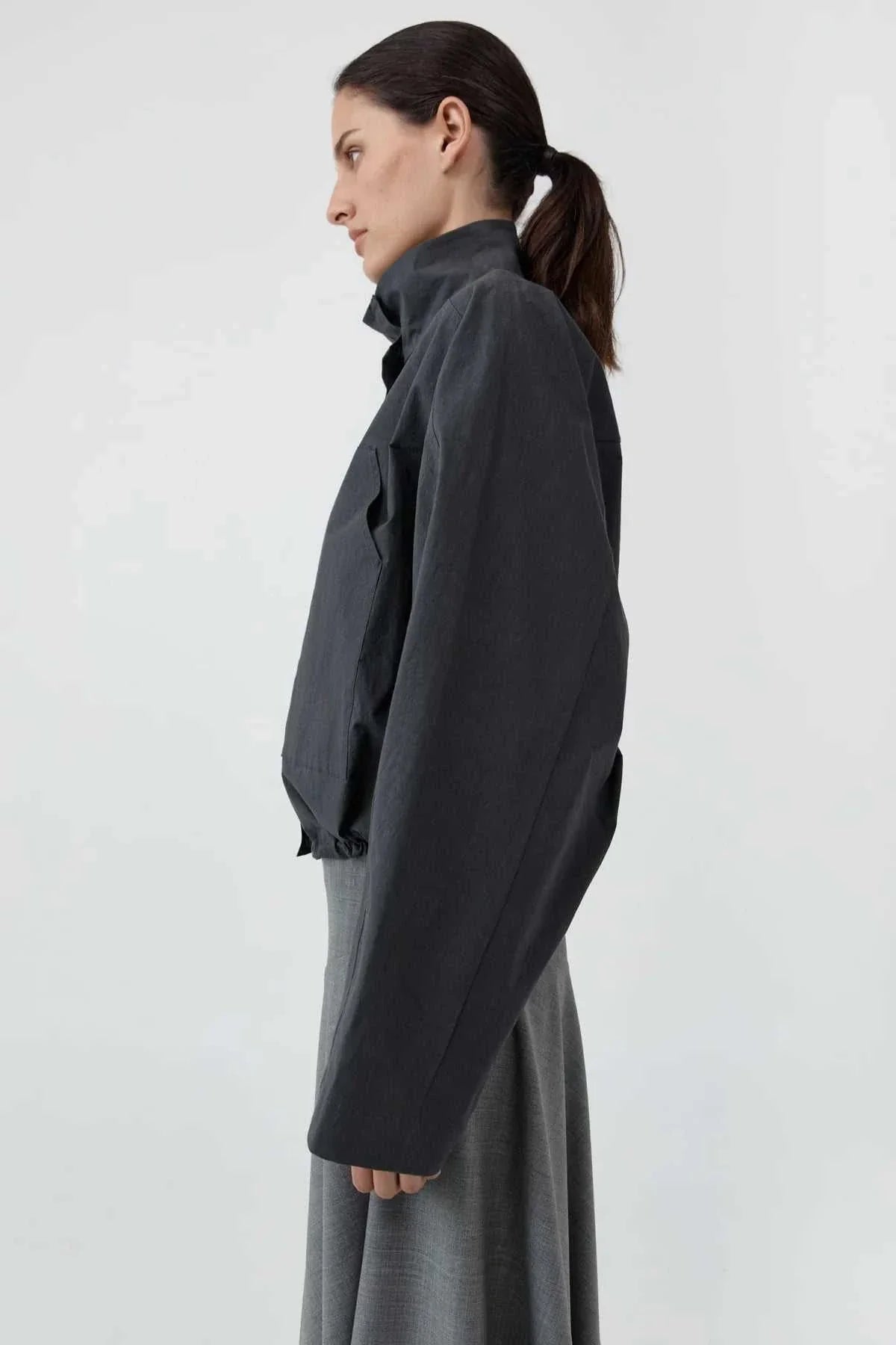St Agni Technical Cotton Carpenter Jacket Iron Glaze