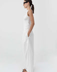 St Agni Relaxed Pleat Pants Off White