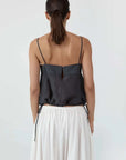 St Agni Woven Check Drawstring Cami