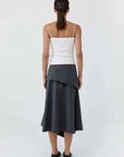 St Agni Organic Cotton Square Neck Cami White