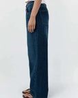 St Agni Classic Mid Rise Jeans Dark Indigo