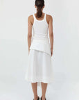 St Agni Organic Cotton Racer Singlet White