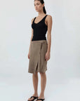 St Agni Baby Wool Scoop Cami Black