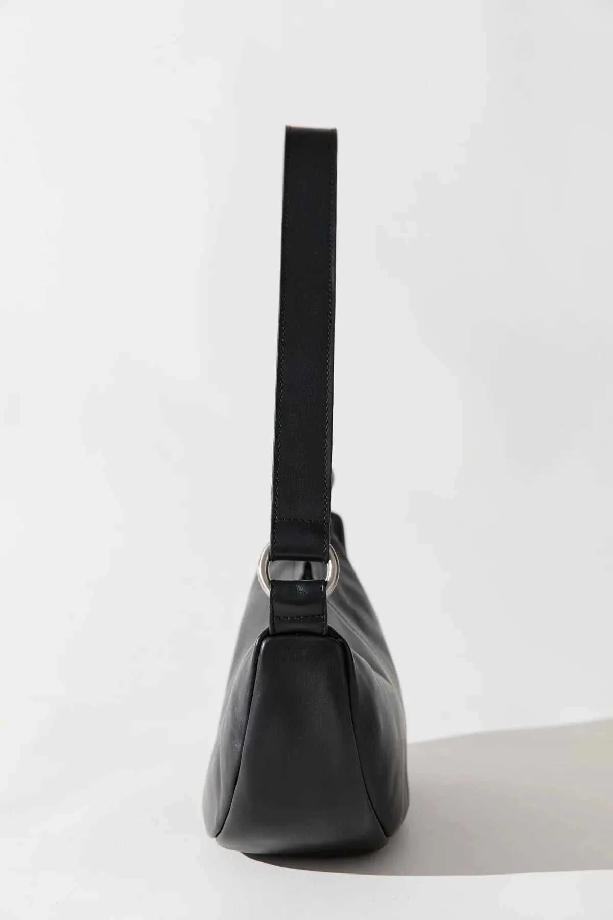 St Agni Utility Crescent Bag Black