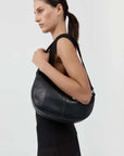 St Agni Utility Crescent Bag Black