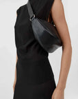 St Agni Utility Crescent Bag Black