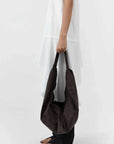 St Agni Canvas Large Crossbody Bag Ash
