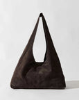 St Agni Suede Soft Bag Coffee