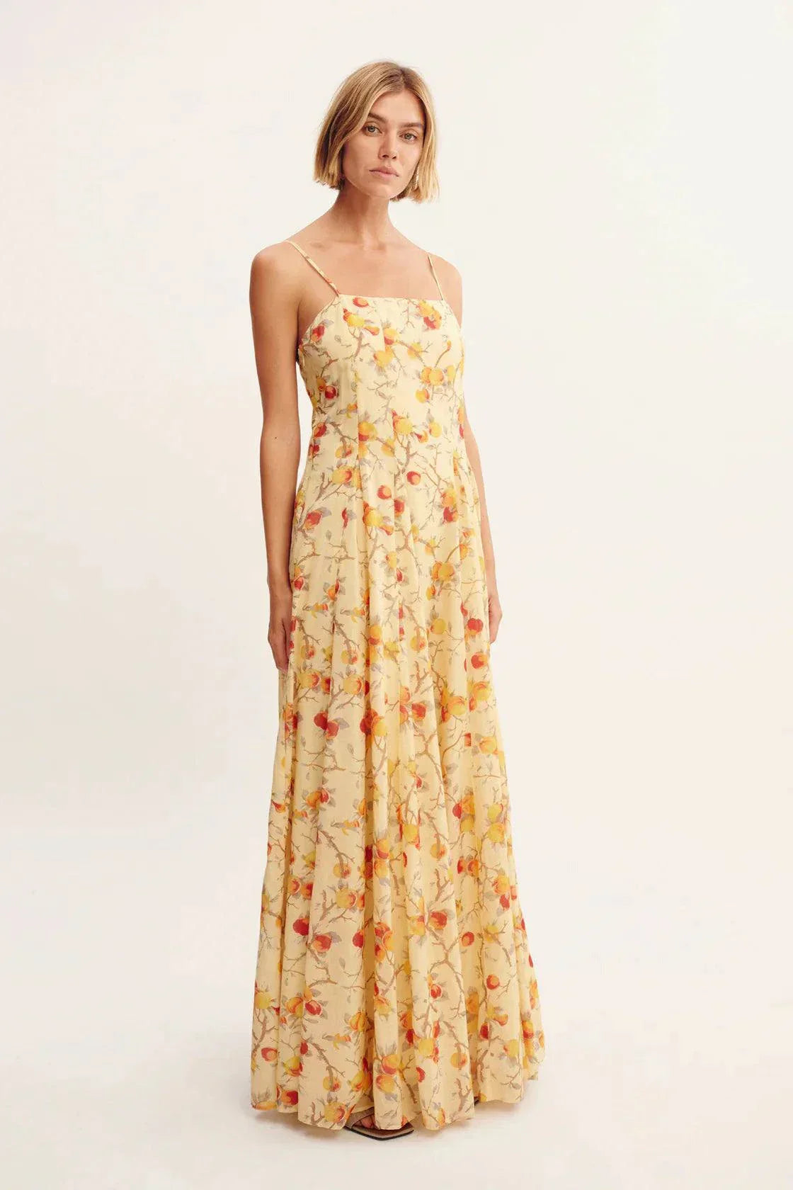 Posse Paloma Maxi Dress Citrus Floral