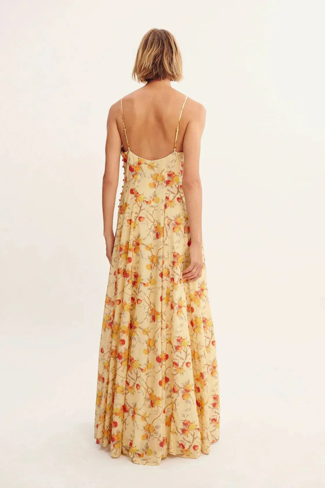 Posse Paloma Maxi Dress Citrus Floral