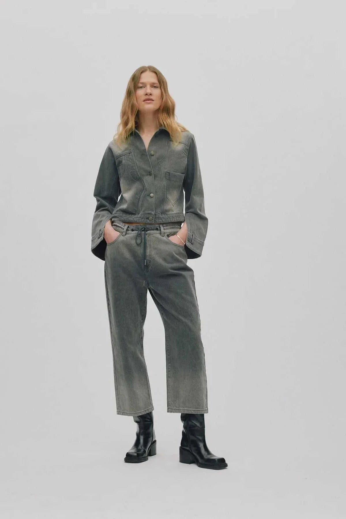 Rabens Saloner Janny Jacket Washed Grey