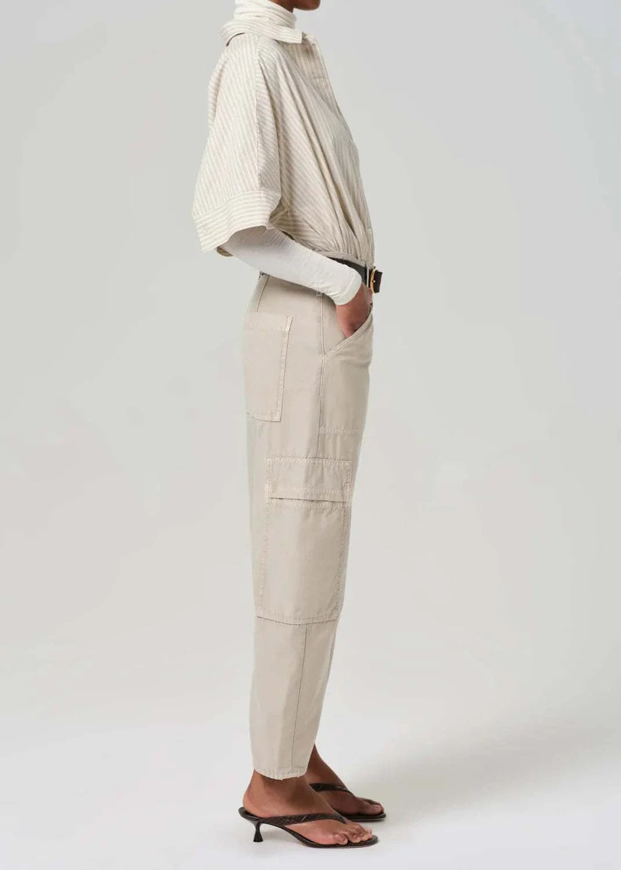 Citizens Of Humanity Marcelle Low Slung Cargo Burnished Quartz