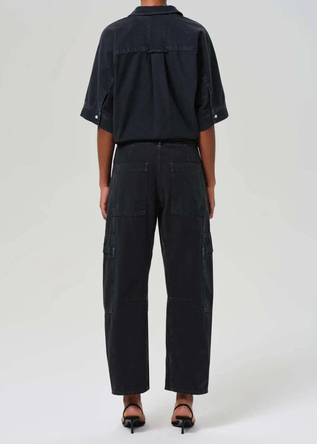 Citizens of Humanity Marchelle Long Slung Washed Black