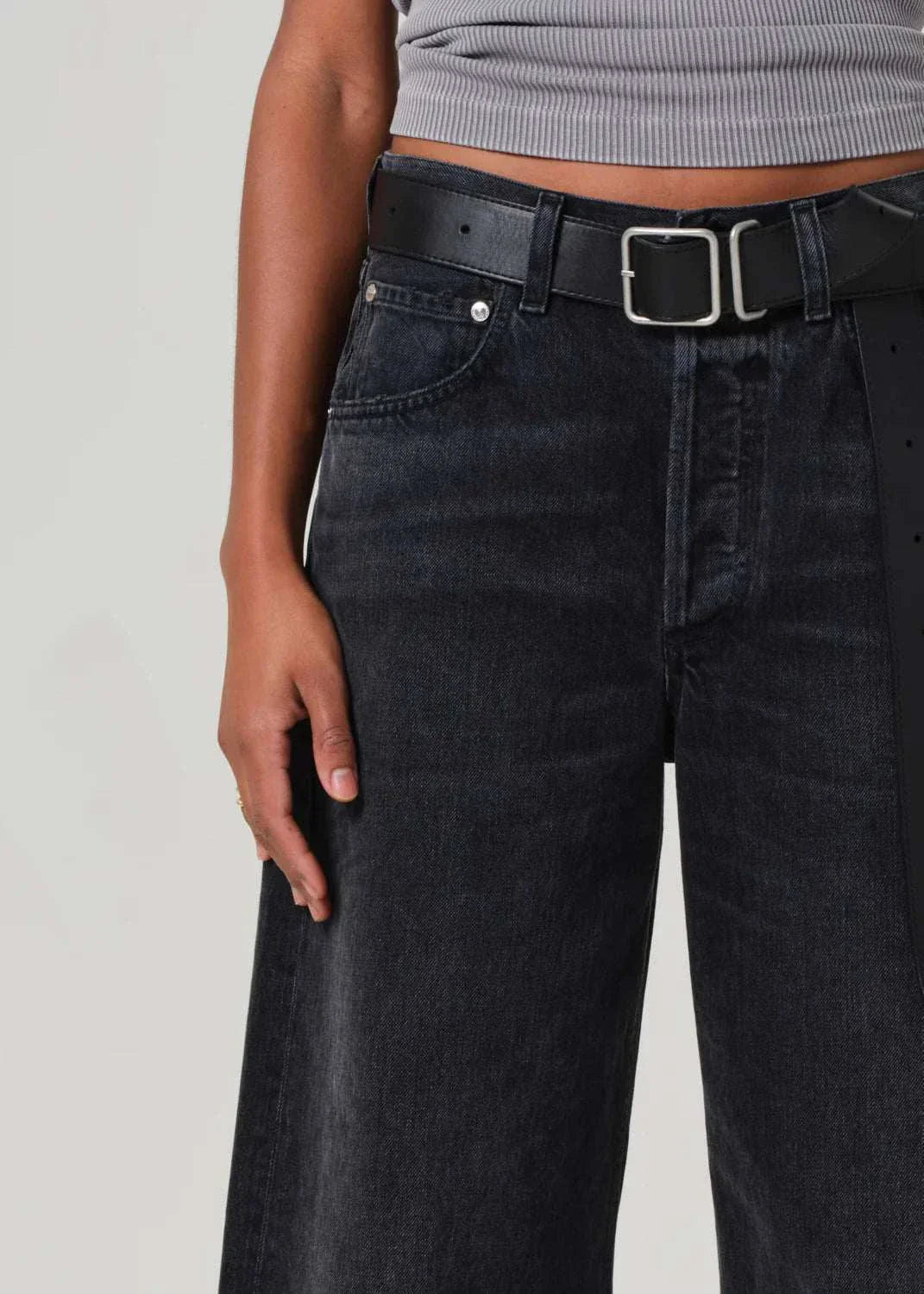 Citizens of Humanity Ayla Raw Hem Crop Bronson