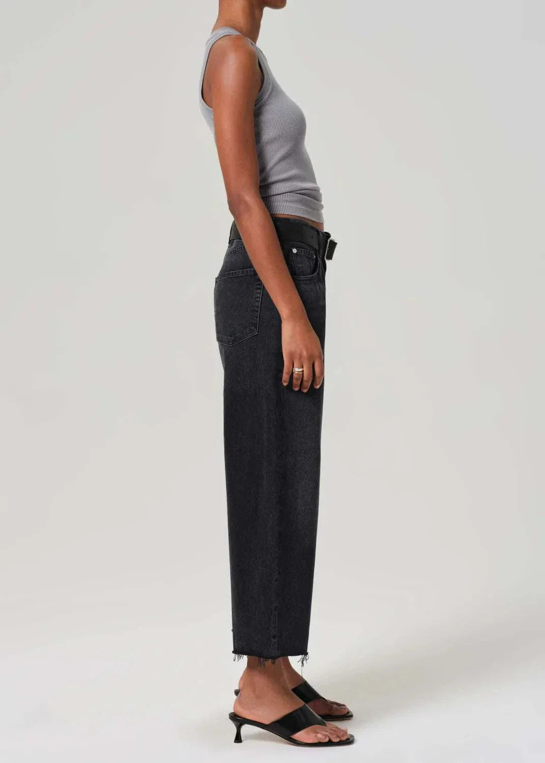 Citizens of Humanity Ayla Raw Hem Crop Bronson