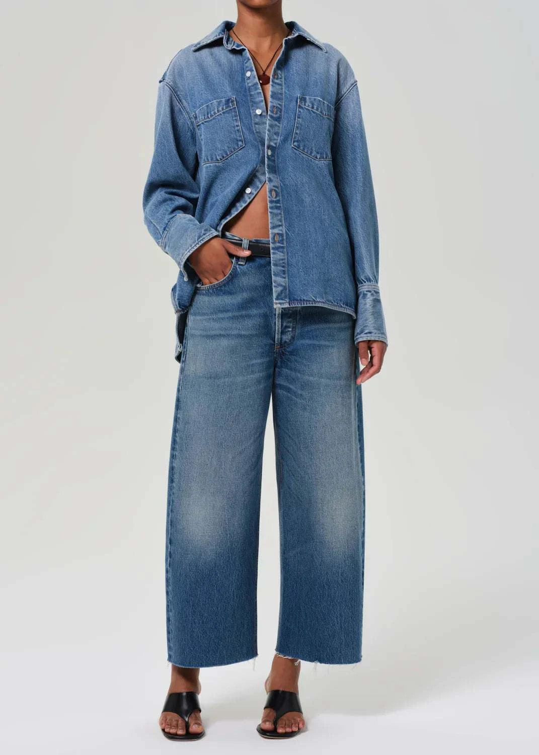 Citizens of Humanity Ayla Raw Hem Crop Doheny