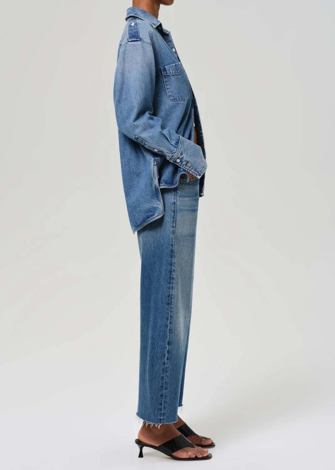 Citizens of Humanity Ayla Raw Hem Crop Doheny