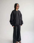 Wnsdy The Jo Bomber Black One Size