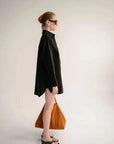Wnsdy The Claire Shirt Dress Black