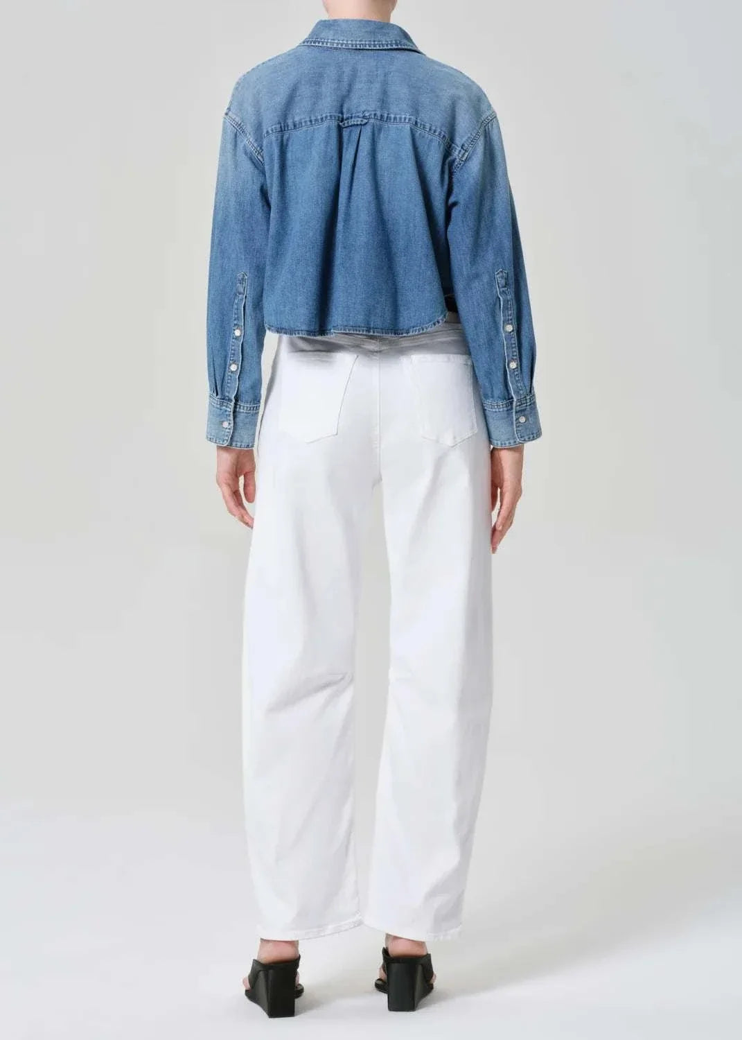 Citizens of Humanity Miro Long Relaxed Jean Soft White