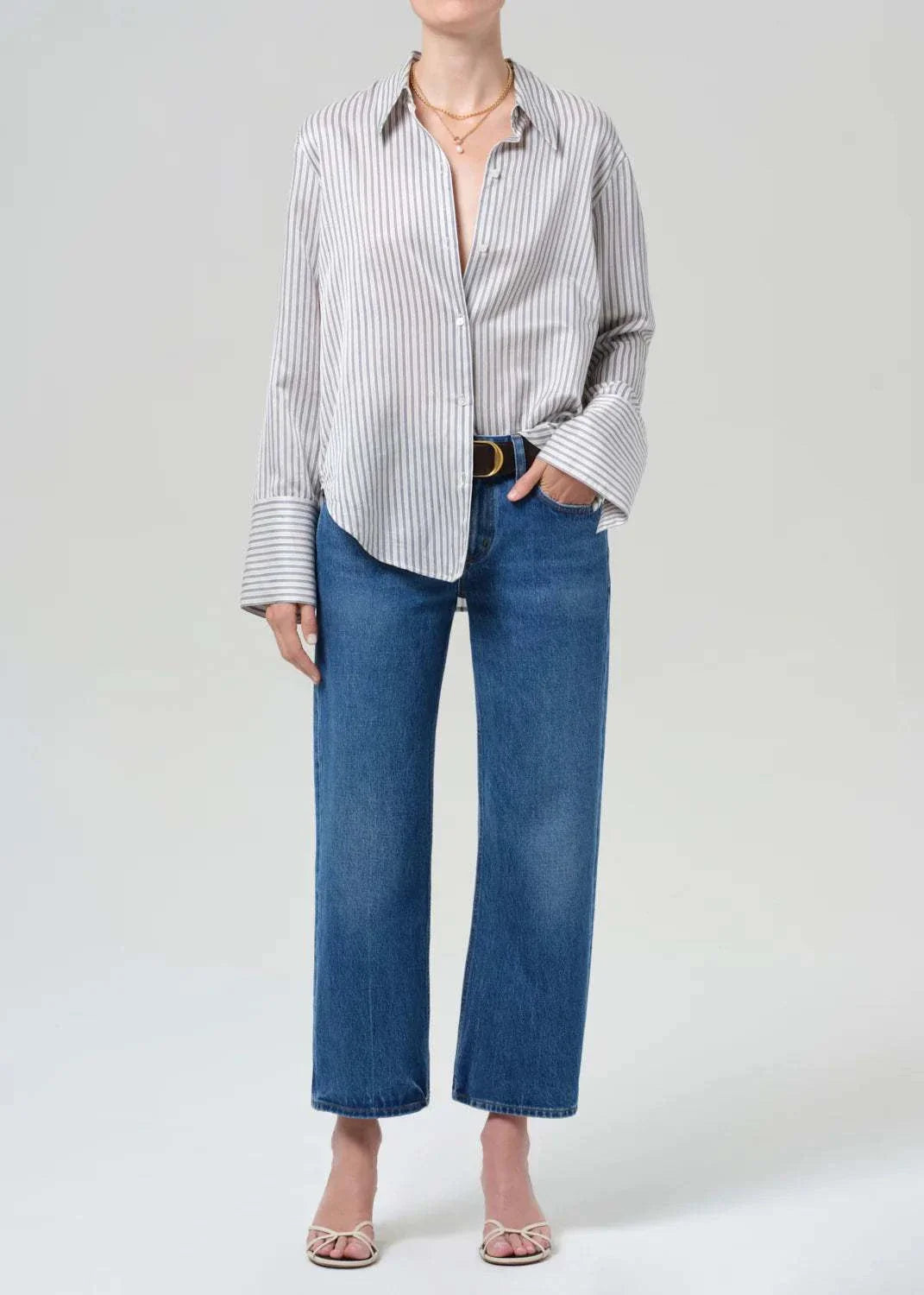 Citizens Of Humanity Faye Vintage Straight Azure Blue