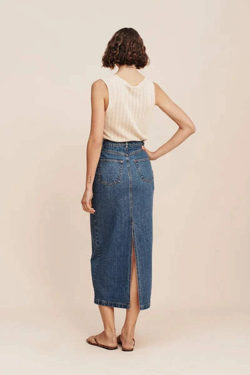 Posse Harvey Skirt Denim